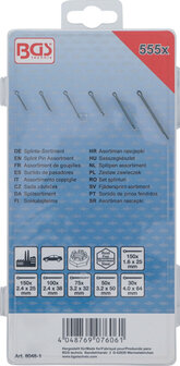 Split Pin Assortment Stainless Steel &Oslash; 1.6 - 4.0 mm 555 pcs