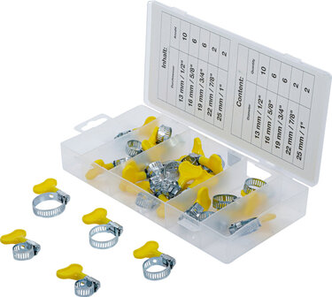 Handle Hose Clamps Assortment, 26 pcs.