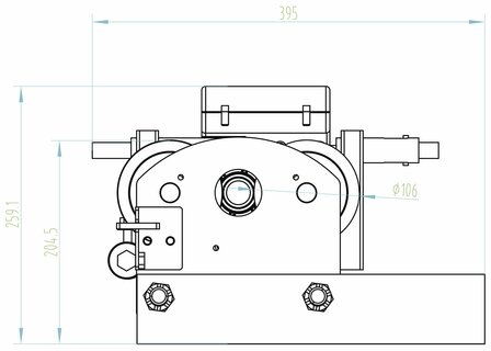 Electric hoist 200/400kg