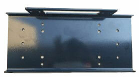 Mounting plate universal for winches up to 8.5 tons