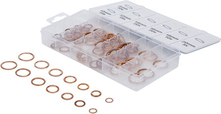 95-piece Copper O-Ring Assortment, &Oslash; 6-20 mm