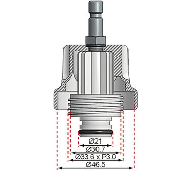 Adaptor No. 19 for BGS 8027, 8098 for Toyota