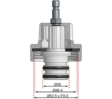 Adaptor 21 for BGS 8027, 8098 for Fiat, Opel, Saab