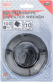 Oil Filter Wrench 10-point &Oslash; 92 mm for Fiat, Lancia
