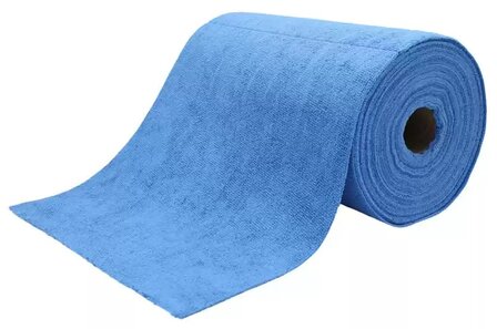 Cleaning cloth on roll 75 pcs Blue