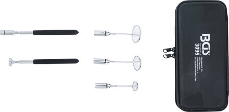 LED magnetic Pick-Up Tool and Inspection Mirror Set