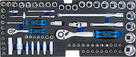 Foam Tray for BGS 3312: Socket Set (1/4) / (1/2) Inch Sizes 78 pcs