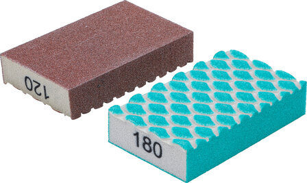 Abrasive Sponge Set K 120, 180 2 pcs