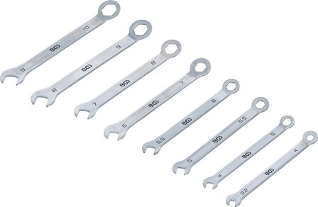 Combination Spanner Set Stubby Type 4 - 10 mm 8 pcs