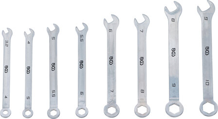 Combination Spanner Set Stubby Type 4 - 10 mm 8 pcs