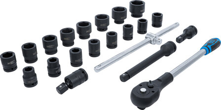 21-piece Impact Socket Set, 3/4