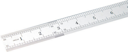 Steel Scale flexible stainless 1 m