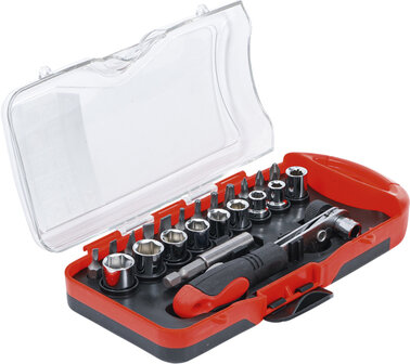 Bit / Socket Set with Bit Ratchet 23 pcs