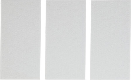 Felt Pad  Mats  white  100 x 200 mm  3 pcs.
