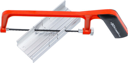 Aluminum Hacksaw Frame, 145 mm, incl. mitre box &amp; saw blade