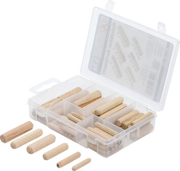 53-piece Wooden Dowel Assortment