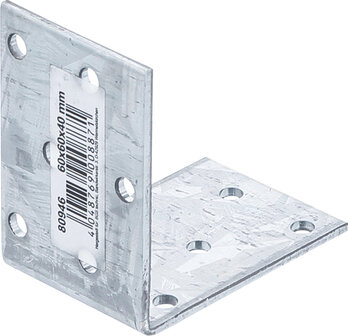 Angle Joint, 60x60x40x2.5 mm, galvanized