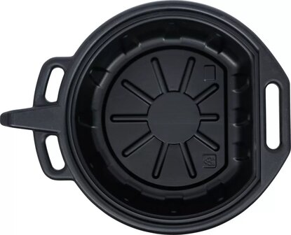 Oil Tub / Drip Pan, 8 Liter with Nozzle