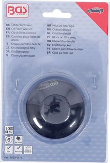 Oil Filter Wrench 6-point &Oslash; 66 mm for Fiat, Renault
