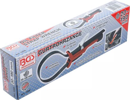 Oil Filter Strap Wrench &Oslash; 20 - 190 mm