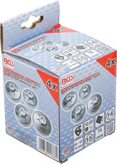 Oil Filter Cap Wrench Set, 65 - 75 mm
