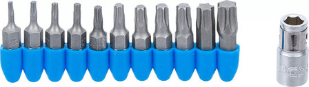 Bit Set | 6.3 mm (1/4) drive | T-Star (for Torx) | 11 pcs.