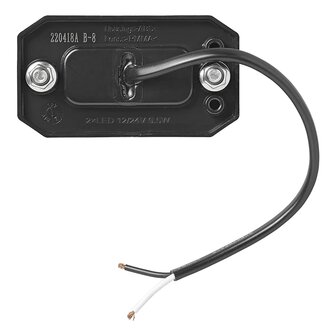 Side marker light 12/24V orange 80 x 44 mm LED