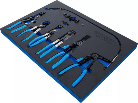 Hose Clamp Pliers Set in Tool Tray