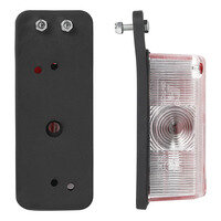 Width light red/white 92x42mm on holder