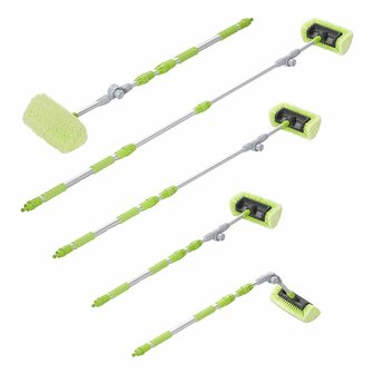 Wash brush 3D adjustable telescopic handle 119-203cm