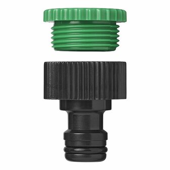 Threaded tap connector