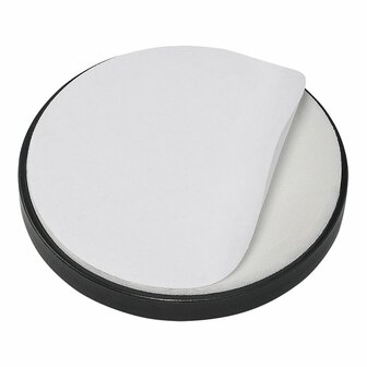 Reflector red 58mm self-adhesive with base plate