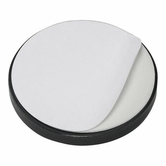 Reflector white 58mm self-adhesive with base plate