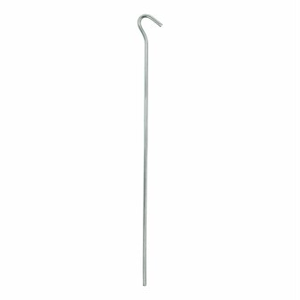 Tent peg 30cm metal with open eye
