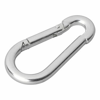 Carabine hook metal 5x50mm x10 pieces