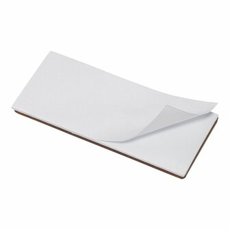 Orange reflector 82x36mm self-adhesive