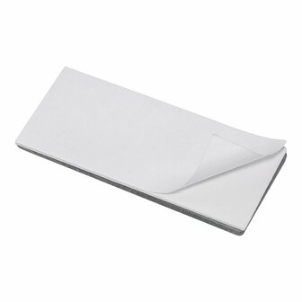 White reflector 82x36mm self-adhesive
