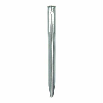 Tent peg 22cm metal half-round
