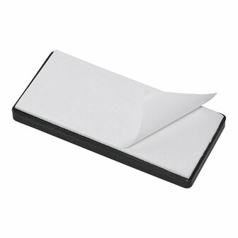 White reflector 85x39mm self-adhesive with base plate