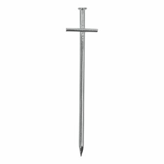 Rock pin 17cm metal with welded-on cross pin