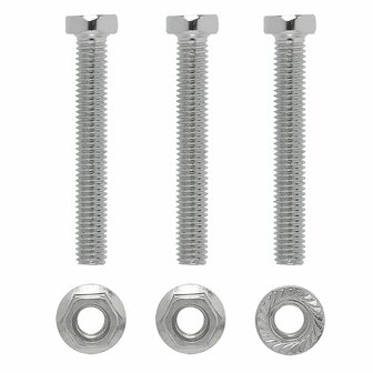 Screw set M8 6-piece for socket