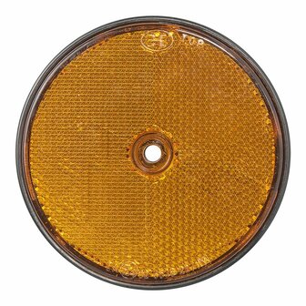 Reflector orange 80mm screw mounting