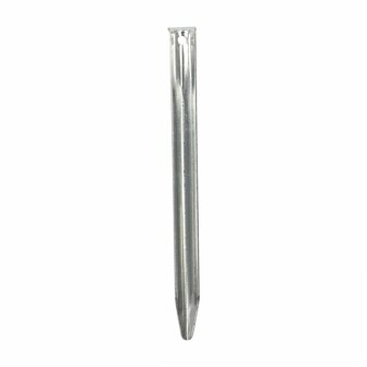 Tent peg 22cm aluminium half round