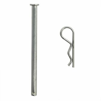 Separate metal pin stabilization foot