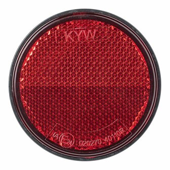 Red reflector 60mm with bolt 5mm