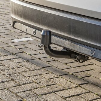 Tow bar cap plastic with ring