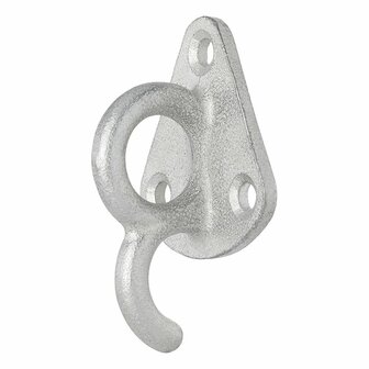Rope hook metal with eye 70 x 45 mm
