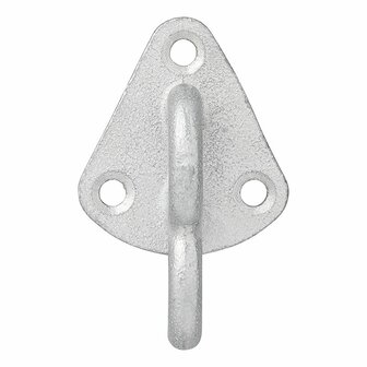 Rope hook metal with eye 70 x 45 mm