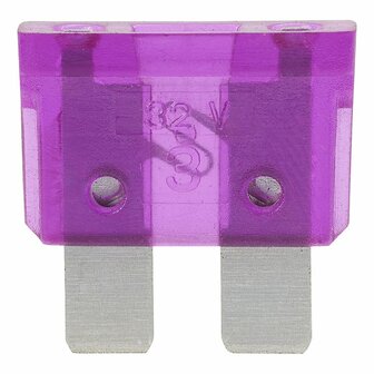 Standard plug-in fuses 3A purple 6 pieces