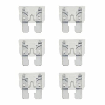 Standard fuses 25A neutral 6 pieces